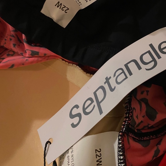 Septangle tankini and bottom swimsuit modest swim dress size 22 w - Picture 5 of 5